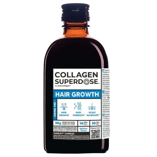 Gold Collagen Hair Growth Collagen Superdose Liquid Supplement 300ml