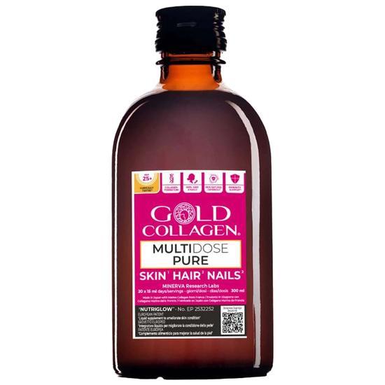 Gold Collagen Multidose Pure Skin, Hair & Nails Liquid Supplement 20 x 15ml
