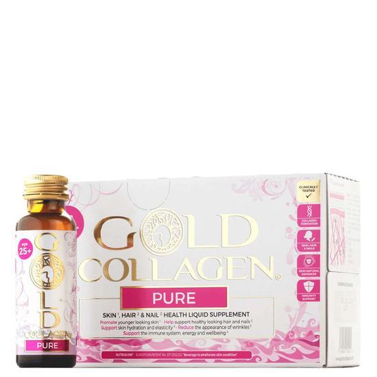 Gold Collagen Pure Skin, Hair & Nail Health Liquid Supplement For 25+ 10 x 50ml