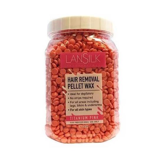 Gold Titanium Pink Hair Removal Pellet Wax 500 g