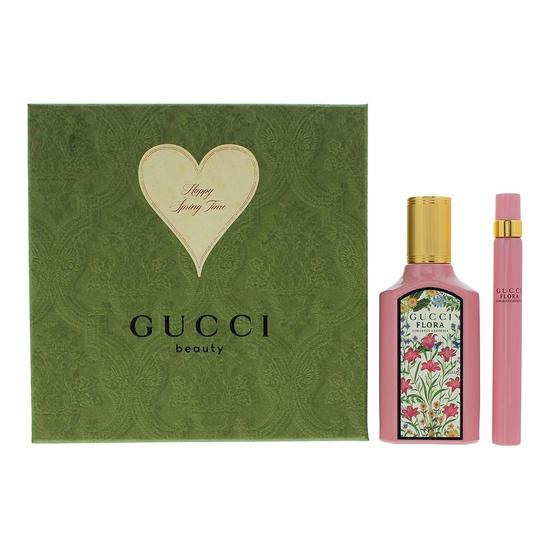 Gucci Flora Gorgeous Gardenia Eau De Parfum Gift Set 2 Piece