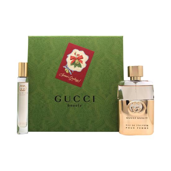 Gucci Guilty Eau De Toilette Gift Set 50ml Eau De Toilette + 50ml Body Lotion