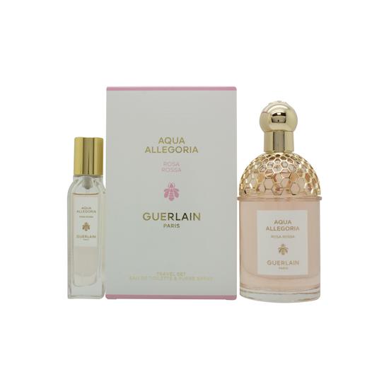 GUERLAIN Aqua Allegoria Rosa Rossa Gift Set 125ml Eau De Toilette + 15ml Eau De Toilette