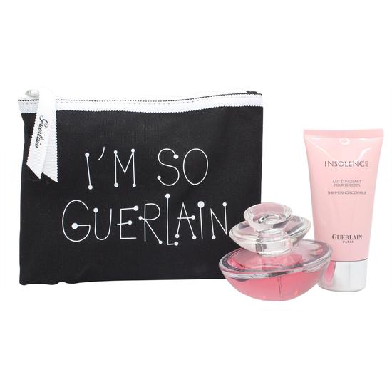 GUERLAIN Insolence Gift Set 75ml Eau De Parfum + 6g Noir G 24h Intense Volume Curl Mascara