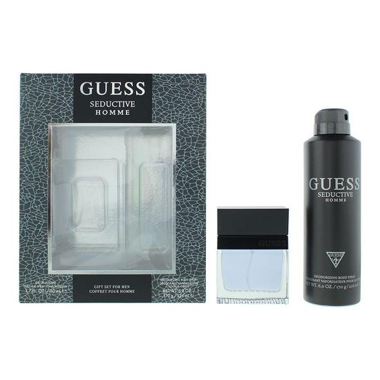 Guess Seductive Homme Eau De Toilette 50ml + Body Spray 226ml Gift Set 50ml