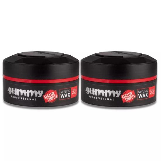 Gummy Ultra Hold Hair Wax Professional Styling Gel Pack Of 2