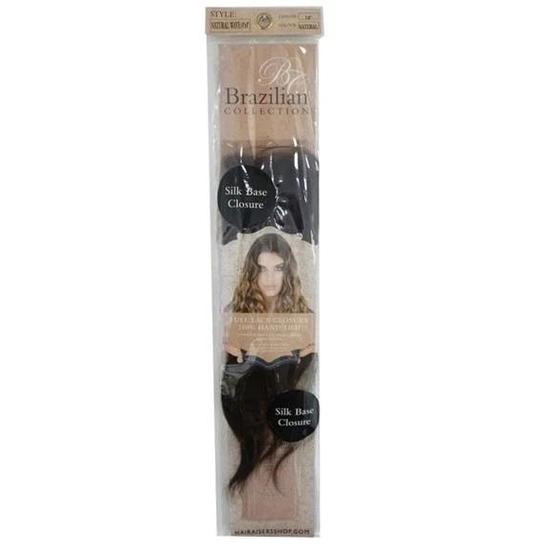 Hairaisers Brazilian Collection Silk Base Natural Wave Full Lace Closure 12 inch 4 X 4 / Natural