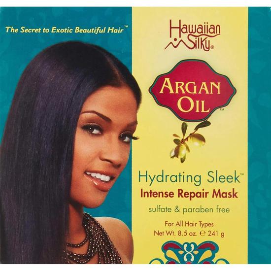 Hawaiian Silky Hydrating Sleek Argan Oil Repair Mask 241 g