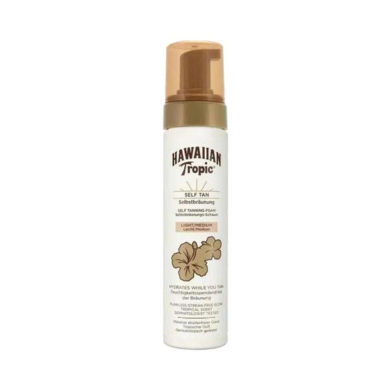 Hawaiian Tropic Self Tanning Foam, Light/Medium Single Item