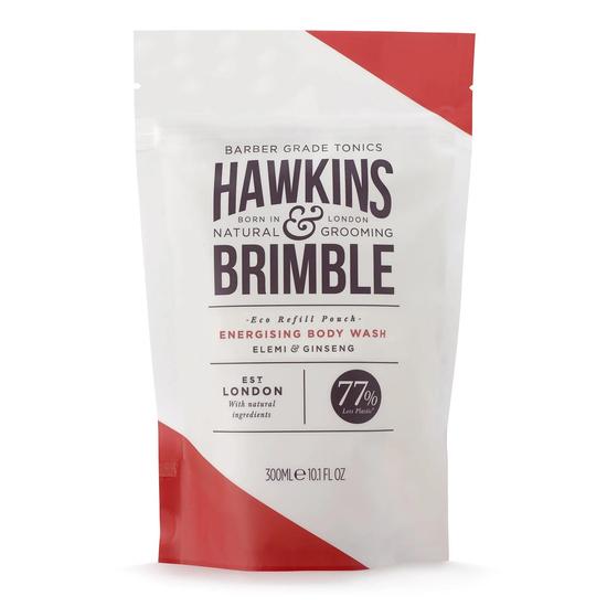 Hawkins & Brimble Energising Body Wash Refill Pouch: 500ml