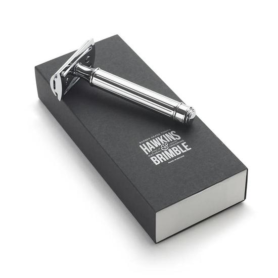 Hawkins & Brimble Traditional Metal Safety Razor