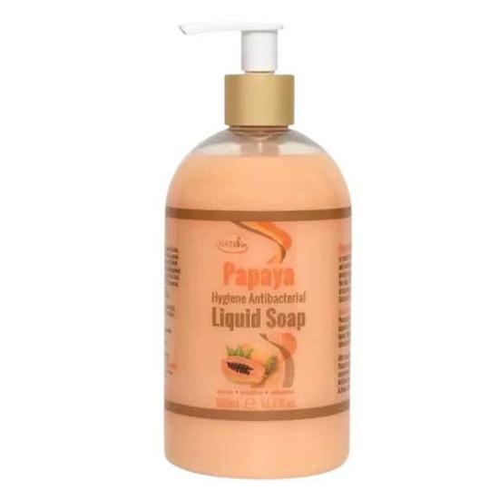 Haz Natskin Papaya Hygiene Antibacterial Liquid Soap 500ml