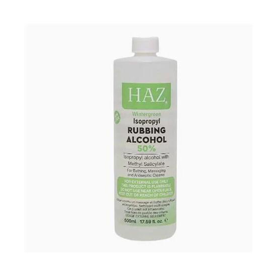 Haz Wintergreen Isopropyl Rubbing Alcohol 500ml / Green