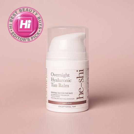 He-Shi Overnight Hyaluronic Face Tan Balm