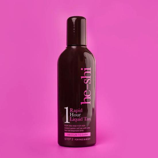 He-Shi Rapid 1 Hour Liquid Tan Medium to Dark