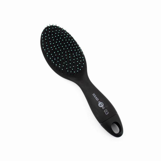 Head Jog Oval Paddle Hair Brush No.3 Black Imperfect Box