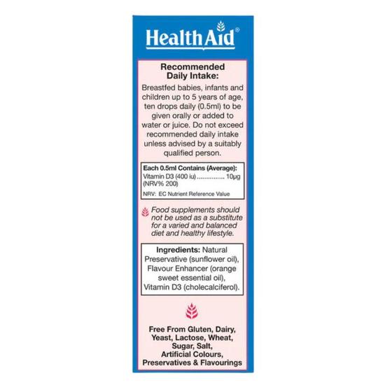 Health Aid BabyVit D Drops 50ml