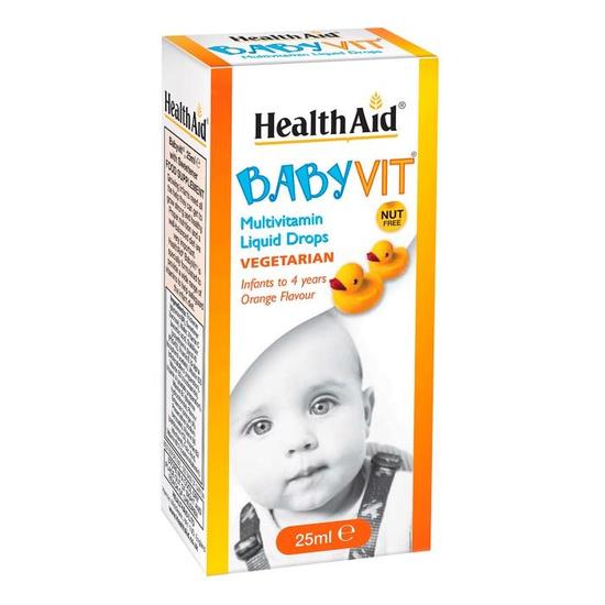 Health Aid BabyVit Drops Orange Flavour 25ml