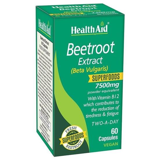 Health Aid Beetroot Extract 750mg Capsules 60 Capsules