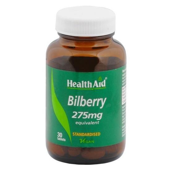 Health Aid Bilberry 275mg Tablets 30 Tablets