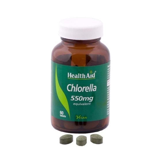 Health Aid Chlorella 550mg Tablets 60 Tablets