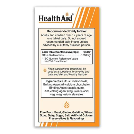 Health Aid Citrus Bioflavonoid 1000mg Tablets 30 Tablets