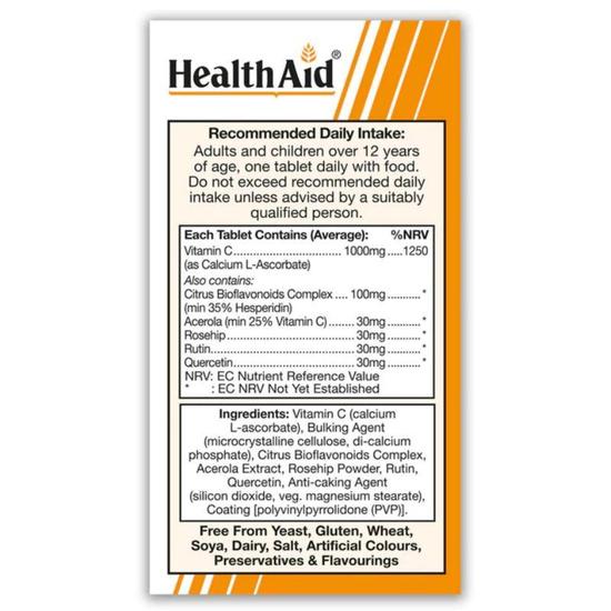 Health Aid Esterified C 1000mg Tablets 30 Tablets