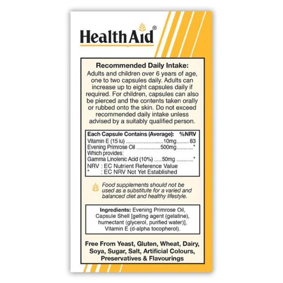 Health Aid Evening Primrose Oil 500mg Capsules 30 Capsules