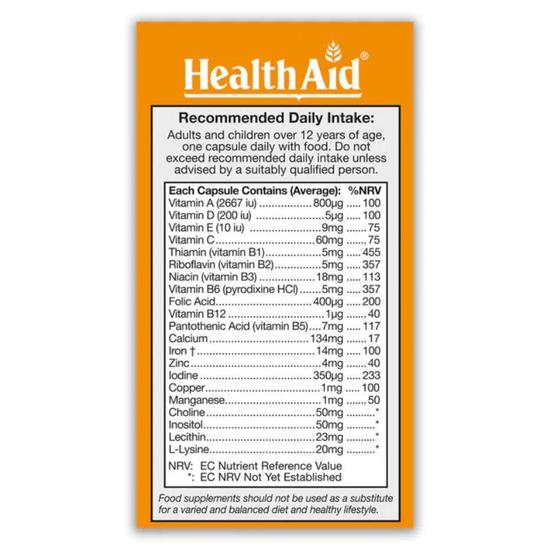 Health Aid Gericaps Capsules 30 Capsules