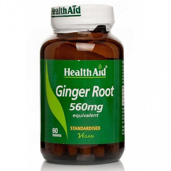 Health Aid Ginger Extract 560mg Tablets 60 Tablets