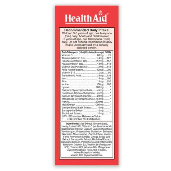 Health Aid HaemoVit Liquid Gold 200ml