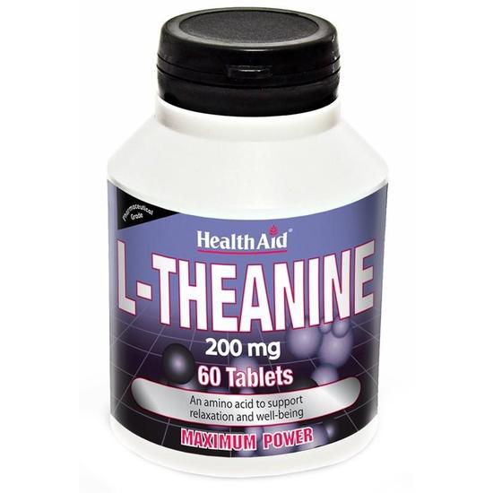 Health Aid L-Theanine 200mg Tablets 60 Tablets