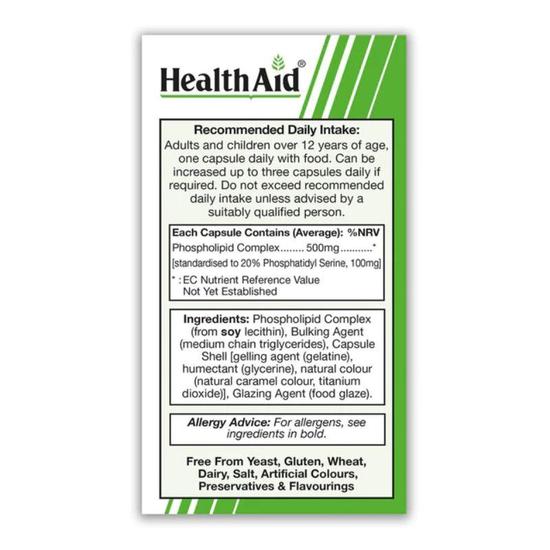 Health Aid Phosphatidyl Serine Capsules 30 Capsules