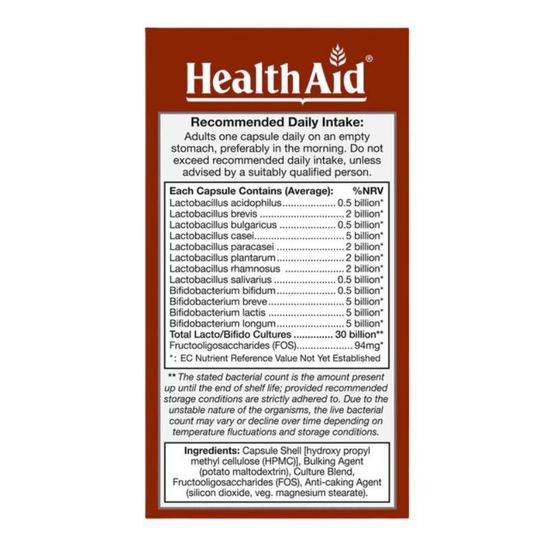 Health Aid Senior Probio Capsules 30 Capsules