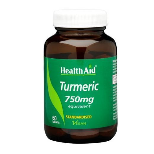 Health Aid Turmeric 750mg Tablets 60 Tablets