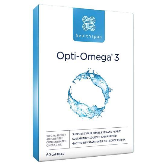 Healthspan Opti-Omega 3 Capsules 60 Capsules