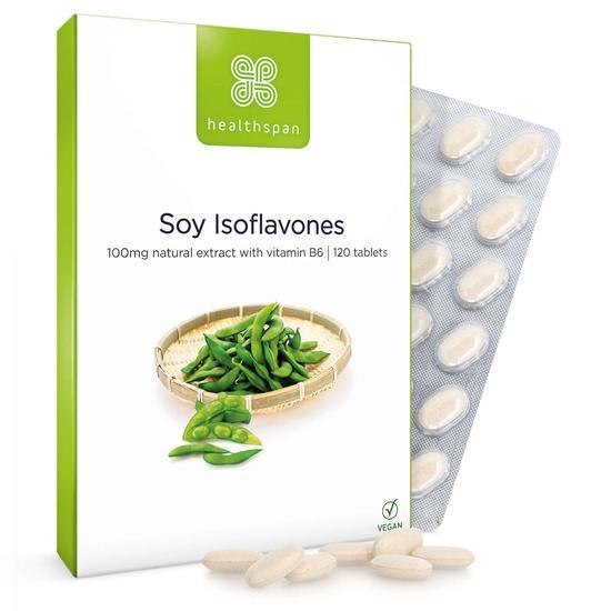 Healthspan Soy Isoflavones Tablets 120 Tablets