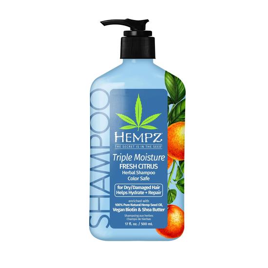 Hempz Triple Moisture Fresh Citrus Herbal Shampoo 500ml