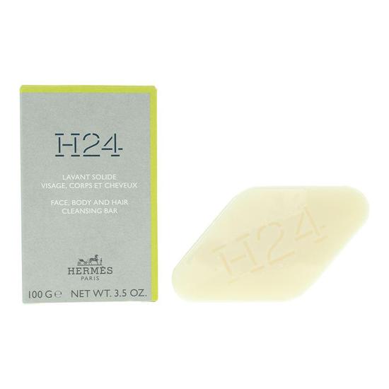 Hermès H24 Face Body & Hair Cleansing Bar 100g