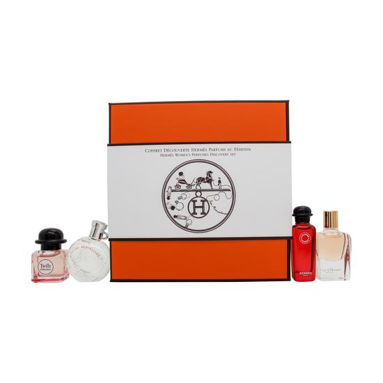 Hermès Miniature Gift Set 7.5ml Un Jardin Sur Le Nil Eau De Toilette + 7.5ml Eau Des Merveilles Eau De Toilette + 7.5ml Twilly d'Hermes Eau De Parfum