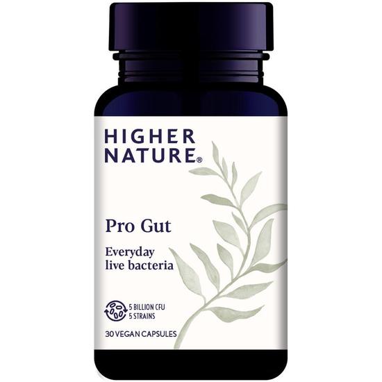 Higher Nature Pro-Gut Vegan Capsules 30 Capsules