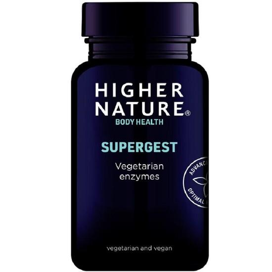 Higher Nature SuperGest Vegetable Capsules 90 Capsules