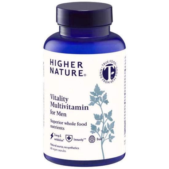 Higher Nature True Food Vitality Multivitamin For Men Capsules 60 Capsules