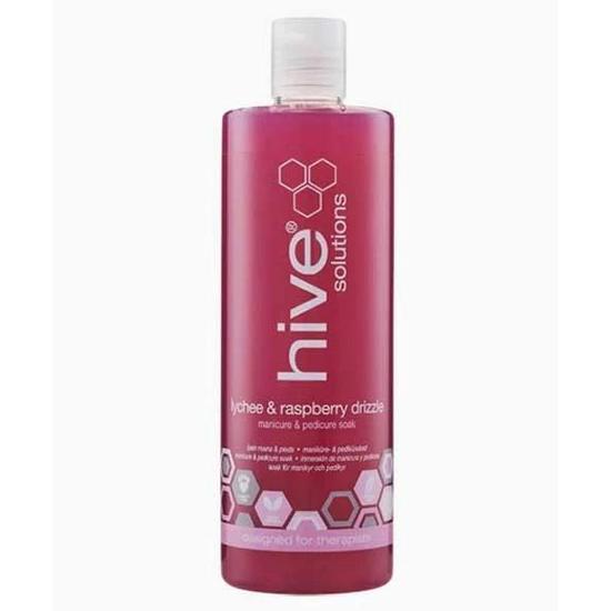 Hive Lychee Raspberry Drizzle Manicure & Pedicure Soak 400ml