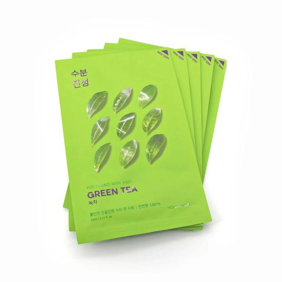 Holika Holika Green Tea Mask Sheet 5 Masks 115ml (Imperfect Box)