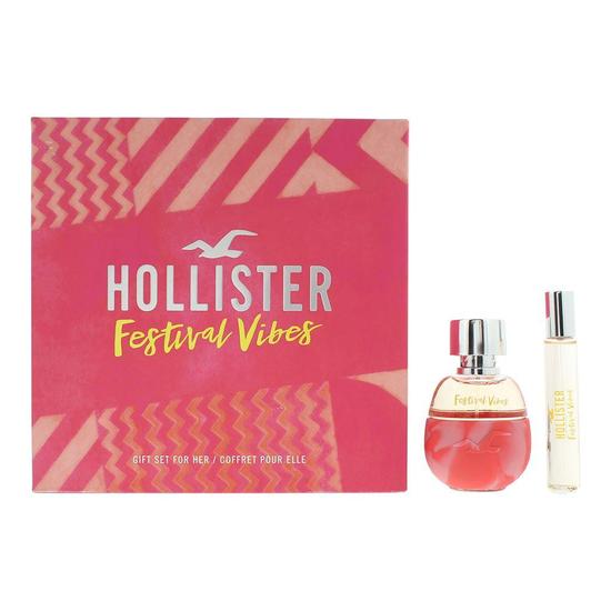 Hollister Festival Vibes Eau De Parfum 50ml + Eau De Parfum 15ml Gift Set 50ml