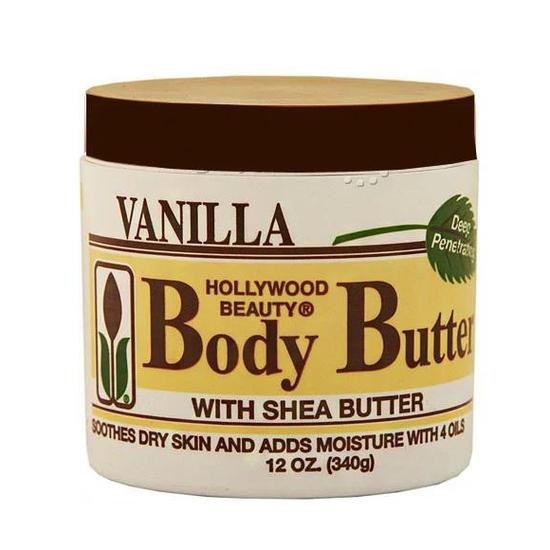 Hollywood Beauty Vanilla Body Butter With Shea Butter 340 g