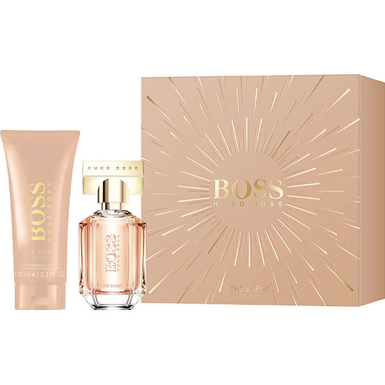 hugo boss woman perfume gift set