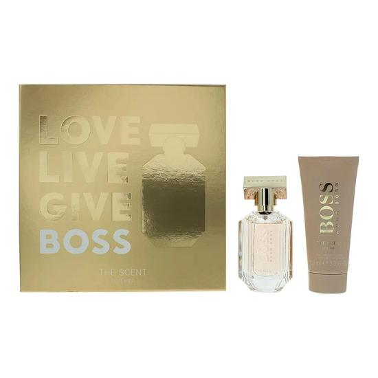 Hugo Boss The Scent For Her Gift Set: Eau De Parfum 50ml Body Lotion 100ml 2 Piece