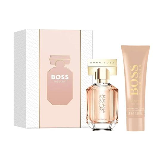 Hugo Boss The Scent For Her Women's Perfume Gift Set 30ml Eau De Parfum + 50ml Body Lotion